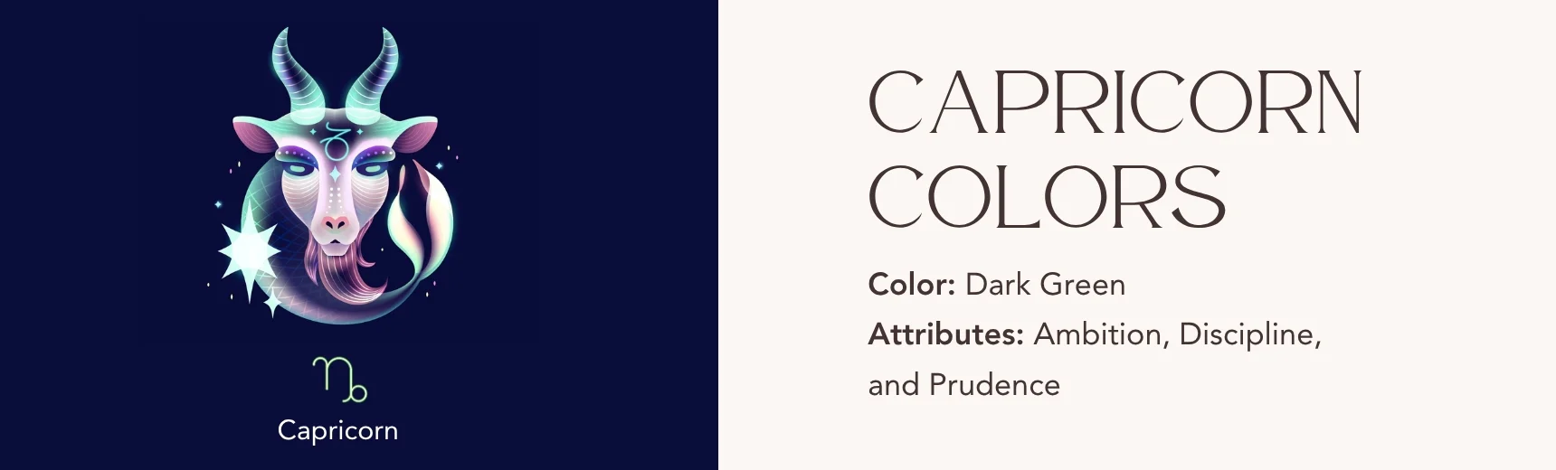 Capricorn Colors Brown, Black & Green to Boost Your Traits